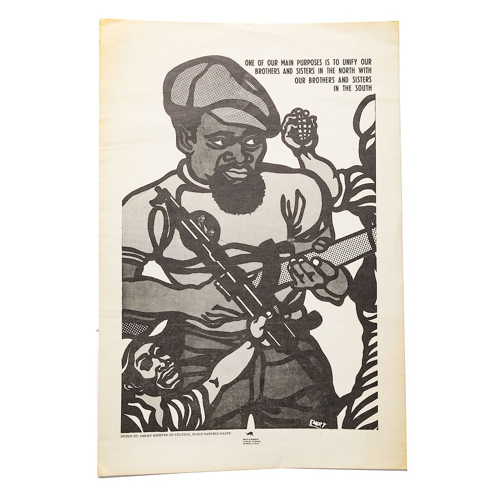 Appraisal: Emory Douglas Black Panther Party offset American b Circa offset