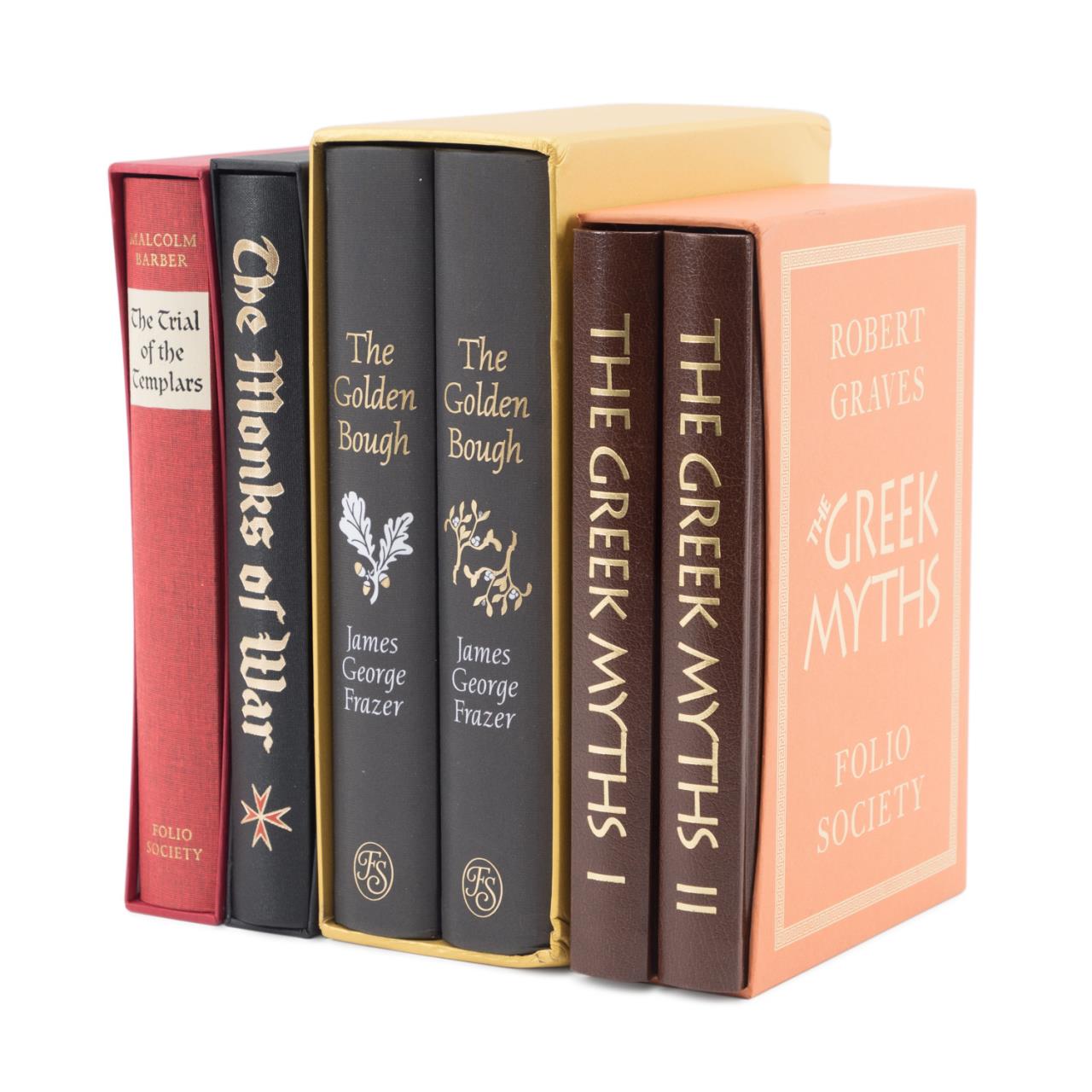 Appraisal: SIX FOLIO SOCIETY HARDCOVER BOOKS ON HISTORY Group of six