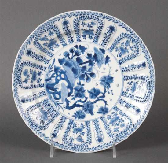 Appraisal: Chinese Export blue and white porcelain plate Kang Xi circa