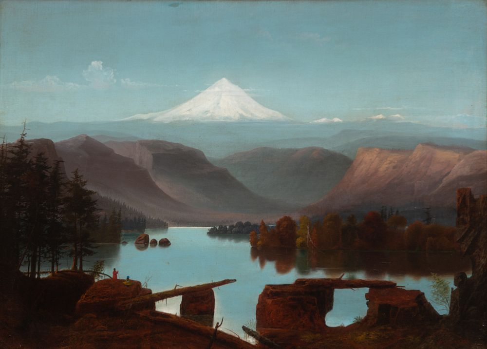 Appraisal: William Samuel Parrott - Mount Hood William Samuel Parrott -