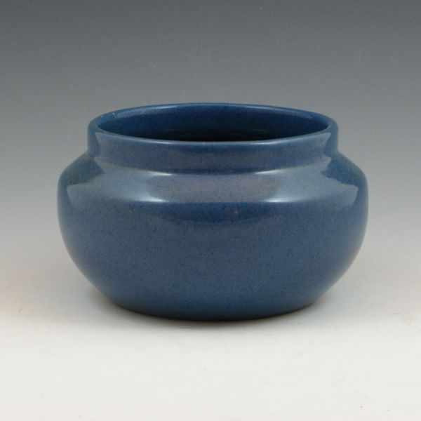 Appraisal: Peters Reed Wilse Blue squat vase Marked with impressed Zane