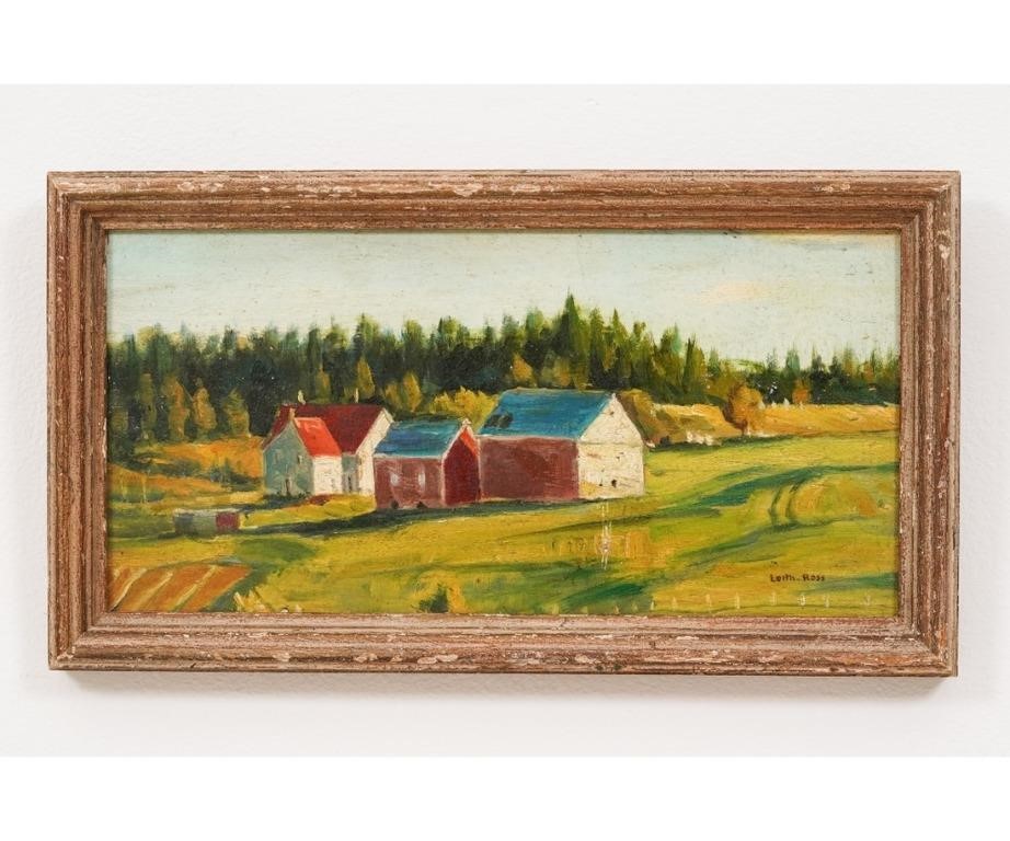 Appraisal: Harry Leith Ross - New Hope PA oil on wood