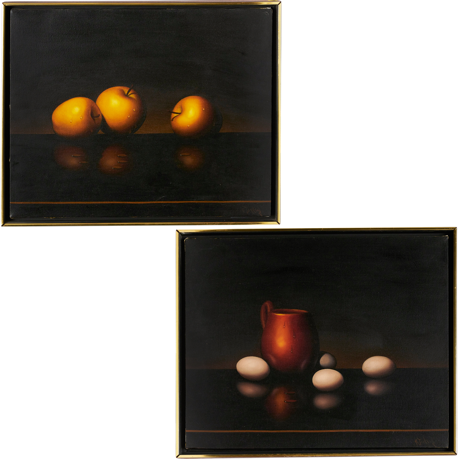 Appraisal: ALFRED JACKSON PAIR OF STILL LIFE PAINTINGS Alfred Jackson American