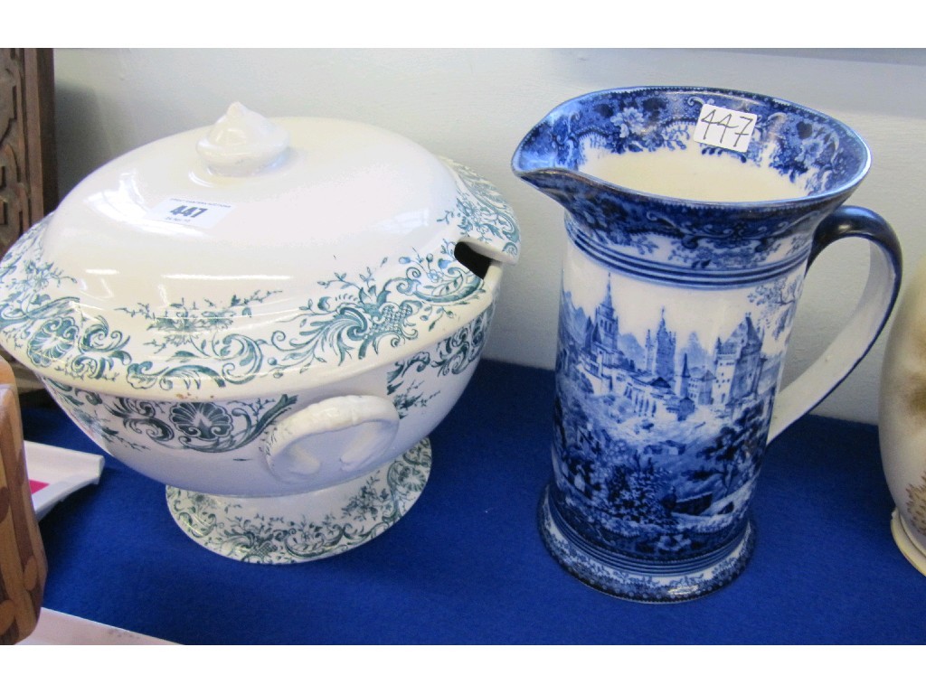 Appraisal: Lot comprising J MP Bells Orleans soup tureen and a