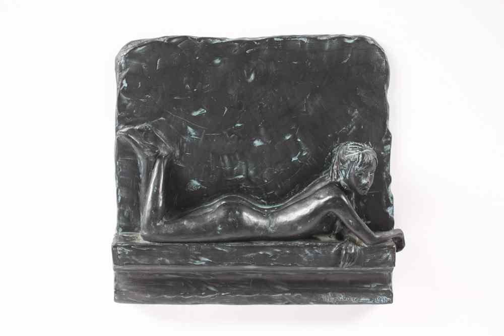 Appraisal: BRONZE BAS RELIEF - 'Monday' by Glenna Goodacre NM TX