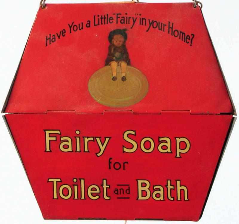 Appraisal: Fairy Soap Gold Dust Advertising String Holder Extremely rare string