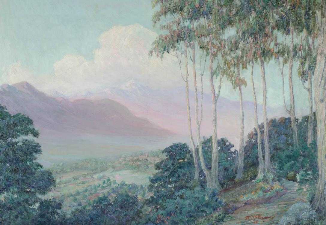 Appraisal: JAMES EDWIN McBURNEY OIL ON CANVAS United States - California