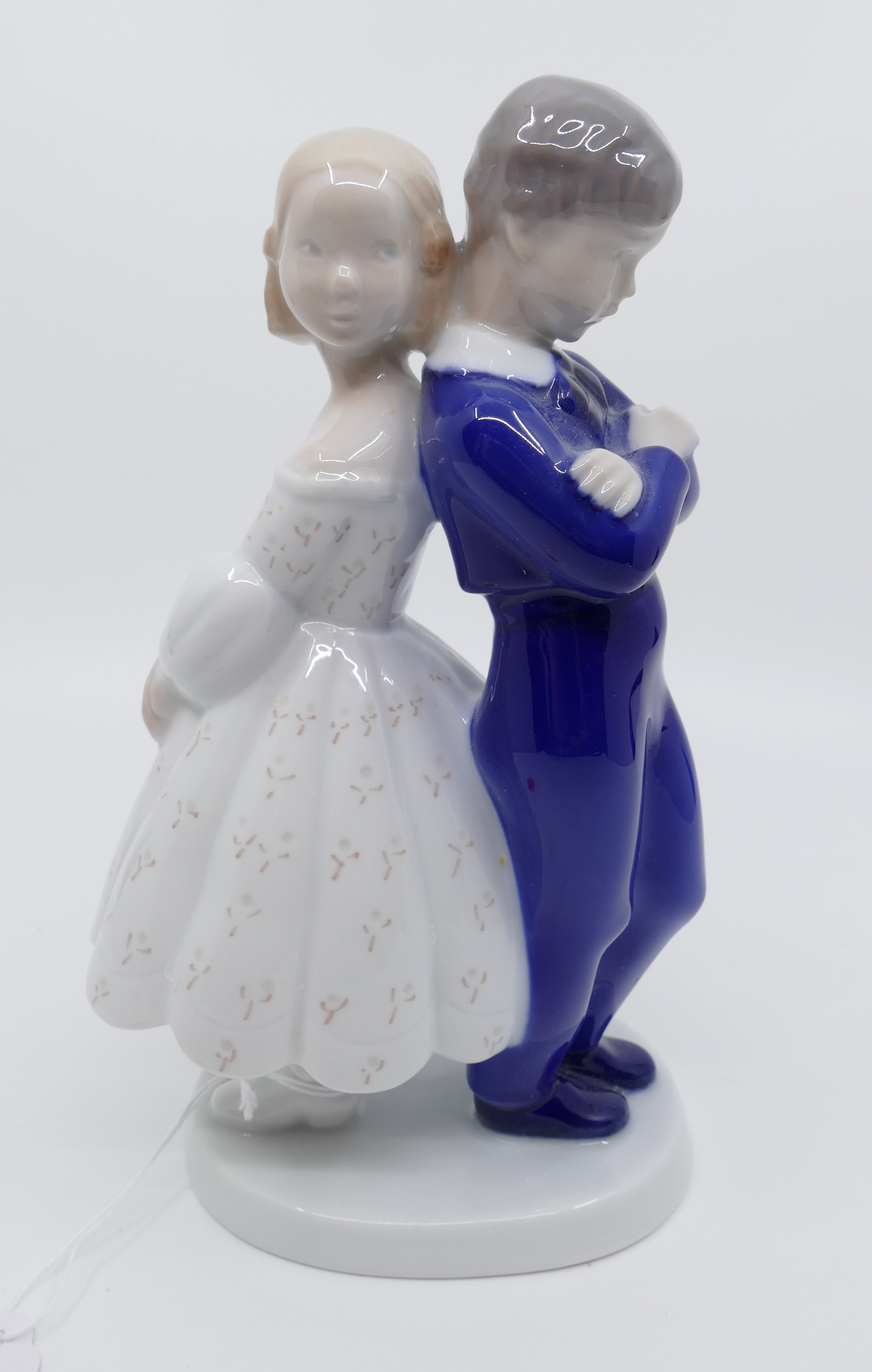 Appraisal: B G Denmark 'Pardon Me' Porcelain Figurine - x x