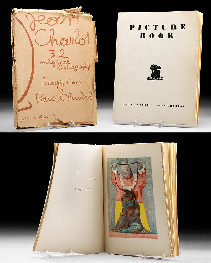 Appraisal: Signed Jean Charlot Picture Book w Dust Cover Jean Charlot