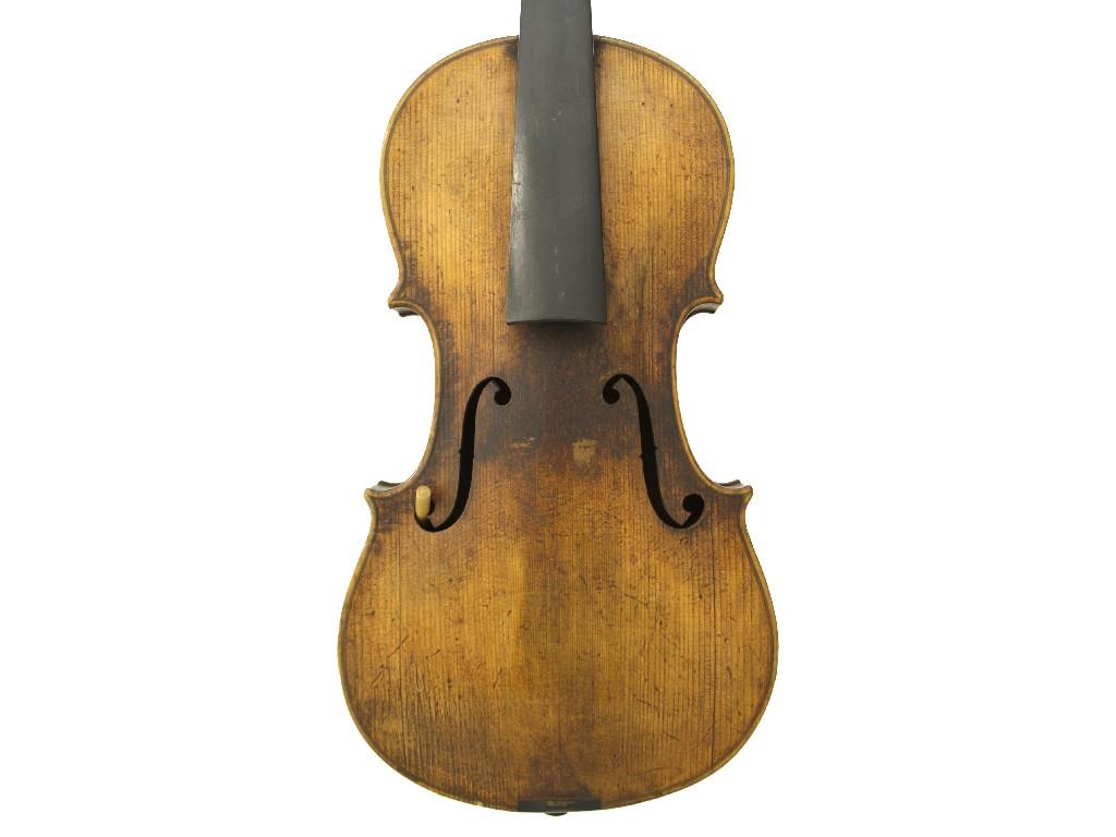 Appraisal: Schweitzer School violin circa cm