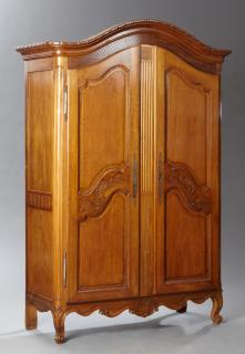 Appraisal: Diminutive French Louis XV Style Carved Walnut Wed Diminutive French