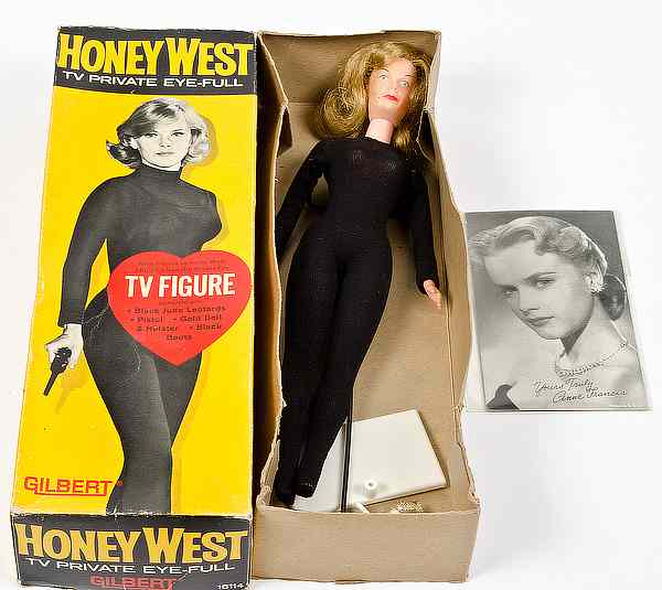 Appraisal: US Toy Honey West Doll In Box By Gilbert Lot