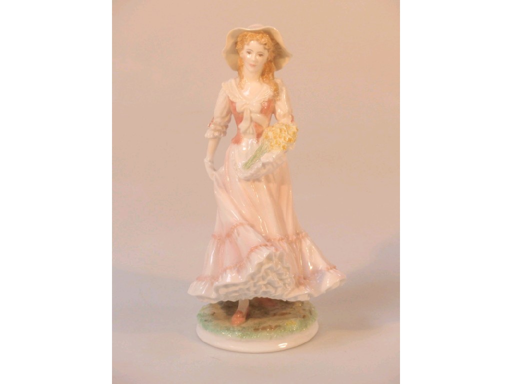 Appraisal: A Royal Worcester figure - Spring limited edition designed by