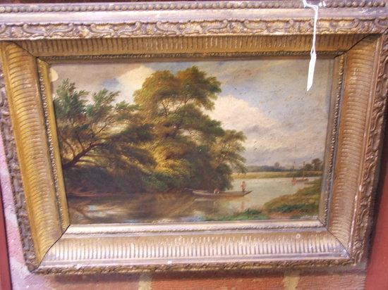 Appraisal: TH CENTURY SCHOOL - 'View on the Severn near Atcham'