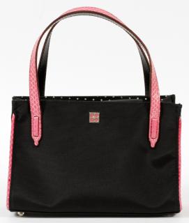 Appraisal: KATE SPADE CANVAS BAG KATE SPADE CANVAS BAG W Black