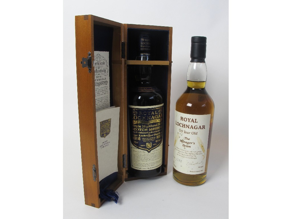 Appraisal: Royal Lochnagar The Manager's Dram Year Old malt whisky bottled