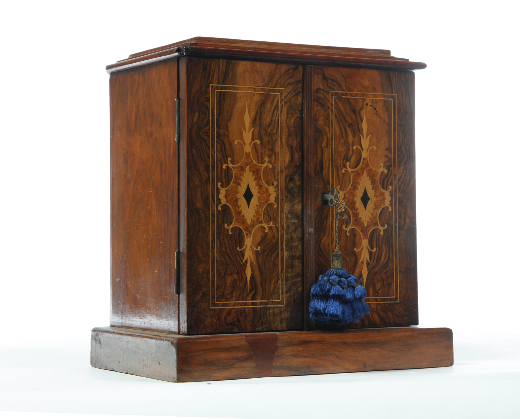 Appraisal: INLAID CASE OF DRAWERS European st quarter- th century Rosewood