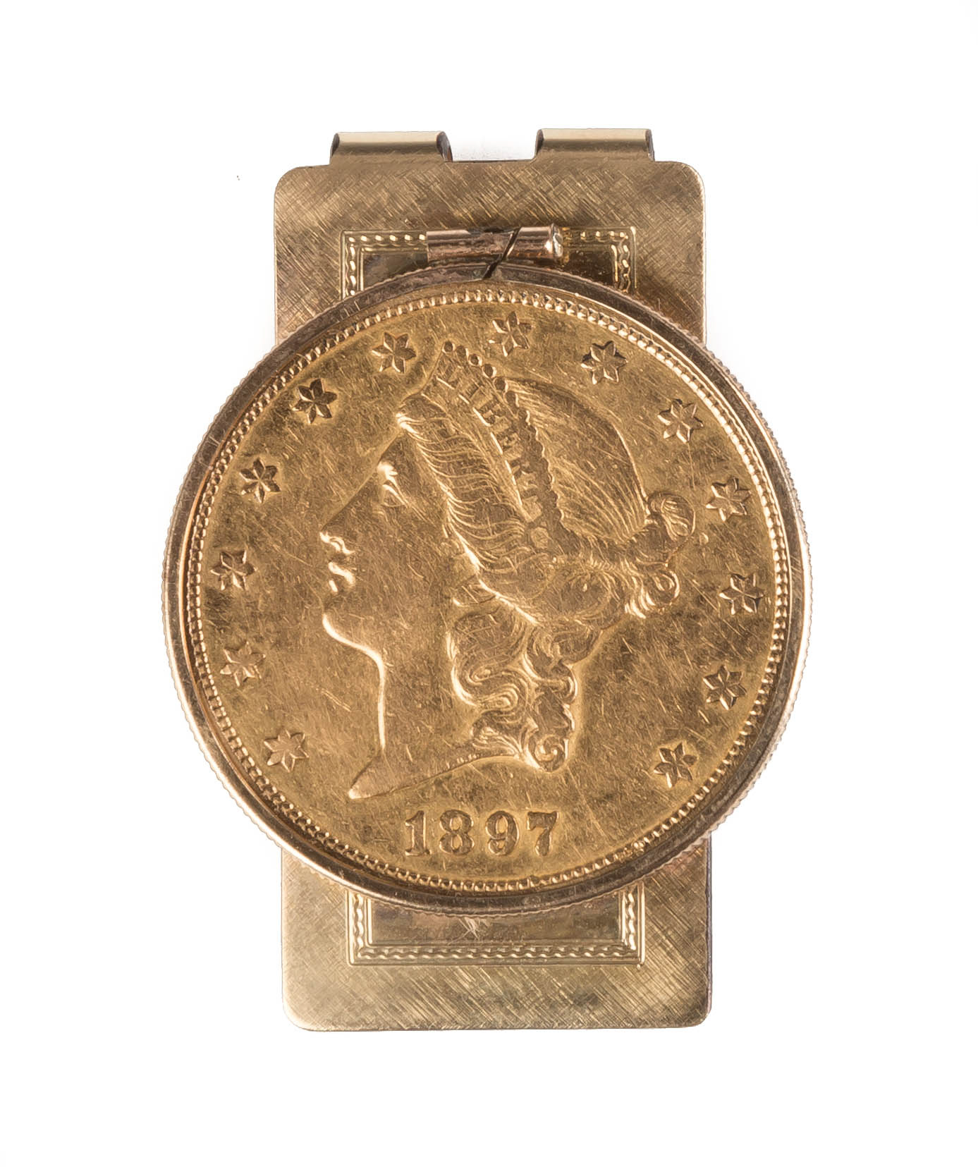 Appraisal: Twenty Dollar Liberty Head Gold Coin Money Clip