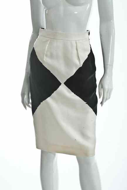 Appraisal: YVES SAINT LAURENT SILK SKIRT Contemporary size in new conditon