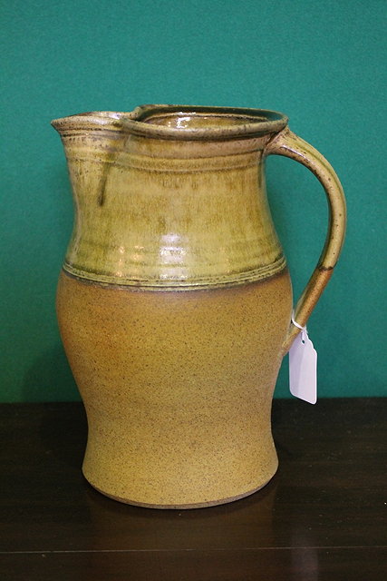 Appraisal: WALTER KEELER British - A celadon jug four pint capacity