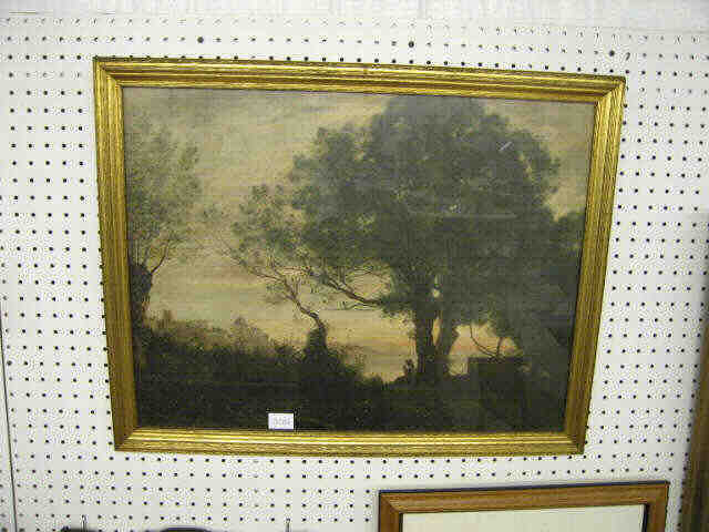 Appraisal: Corot Print Fine Gold Frame