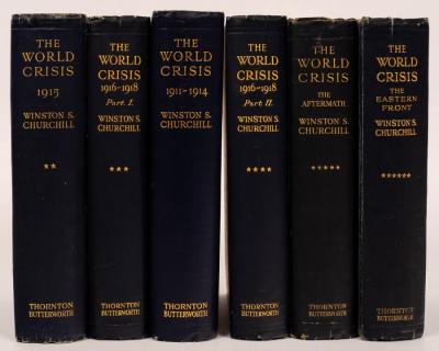 Appraisal: Churchill Sir Winston Spencer The World Crisis First Edition vols