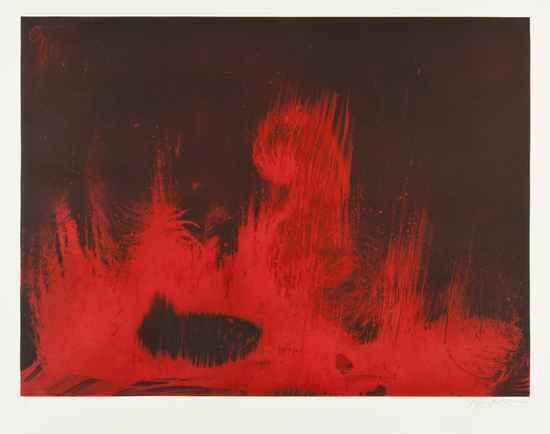 Appraisal: Anish Kapoor b Untitled etching with aquatint printed in colours