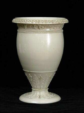 Appraisal: Wedgwood Creamware Urn-Form Vase Impressed Wedgwood in in diam