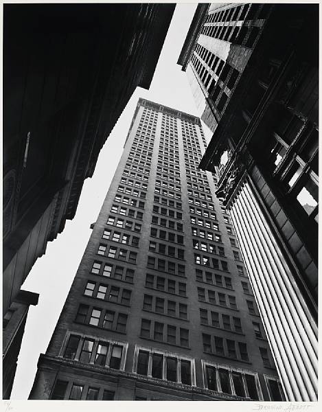 Appraisal: Berenice Abbott American - Canyon Broadway and Exchange Place Manhattan