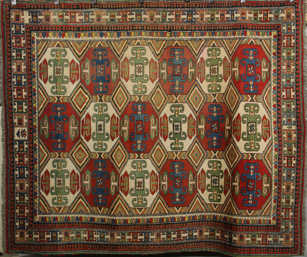 Appraisal: A - Shirvan Rug Shirvan rug ' x '