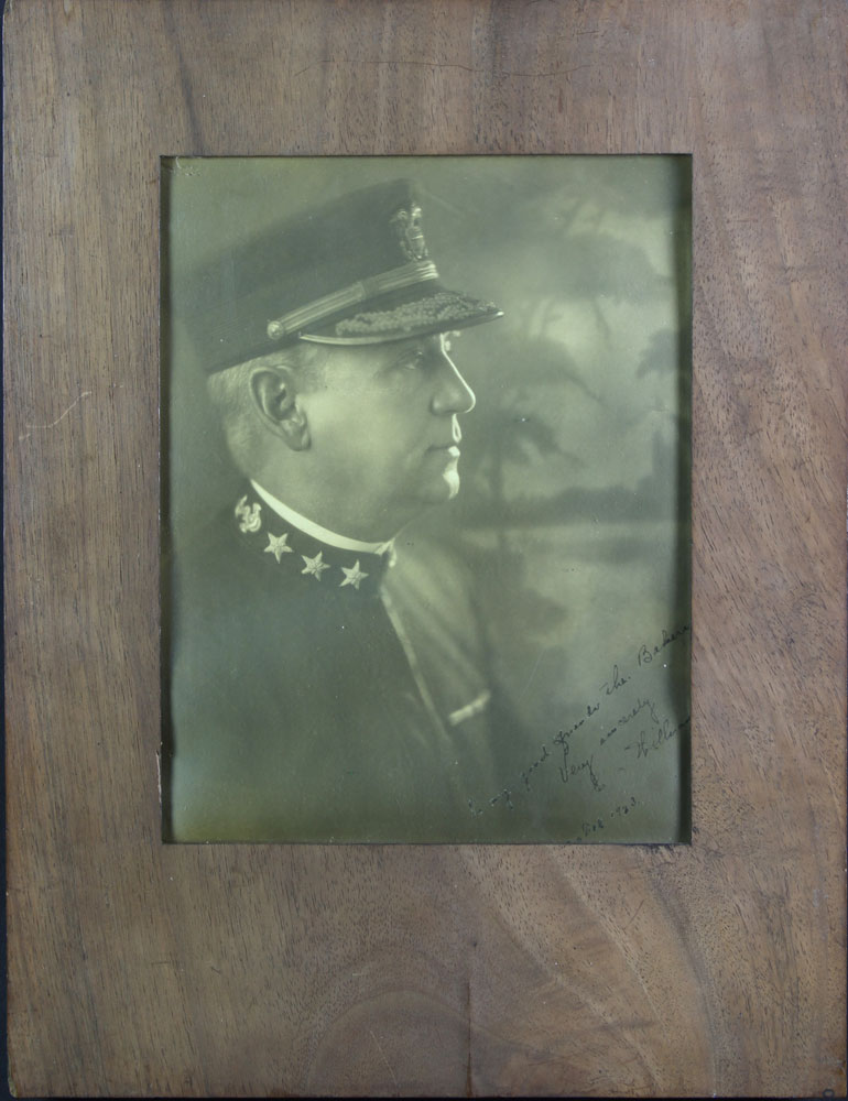 Appraisal: - Naval Officer Photograph Photograph of naval officer signed Williams