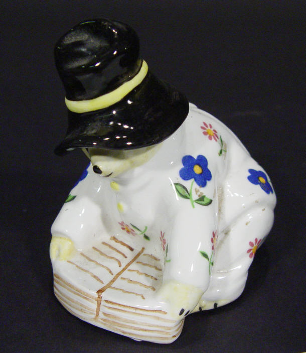 Appraisal: Hand painted Coalport 'Paddington Reads A Book' figure printed factory