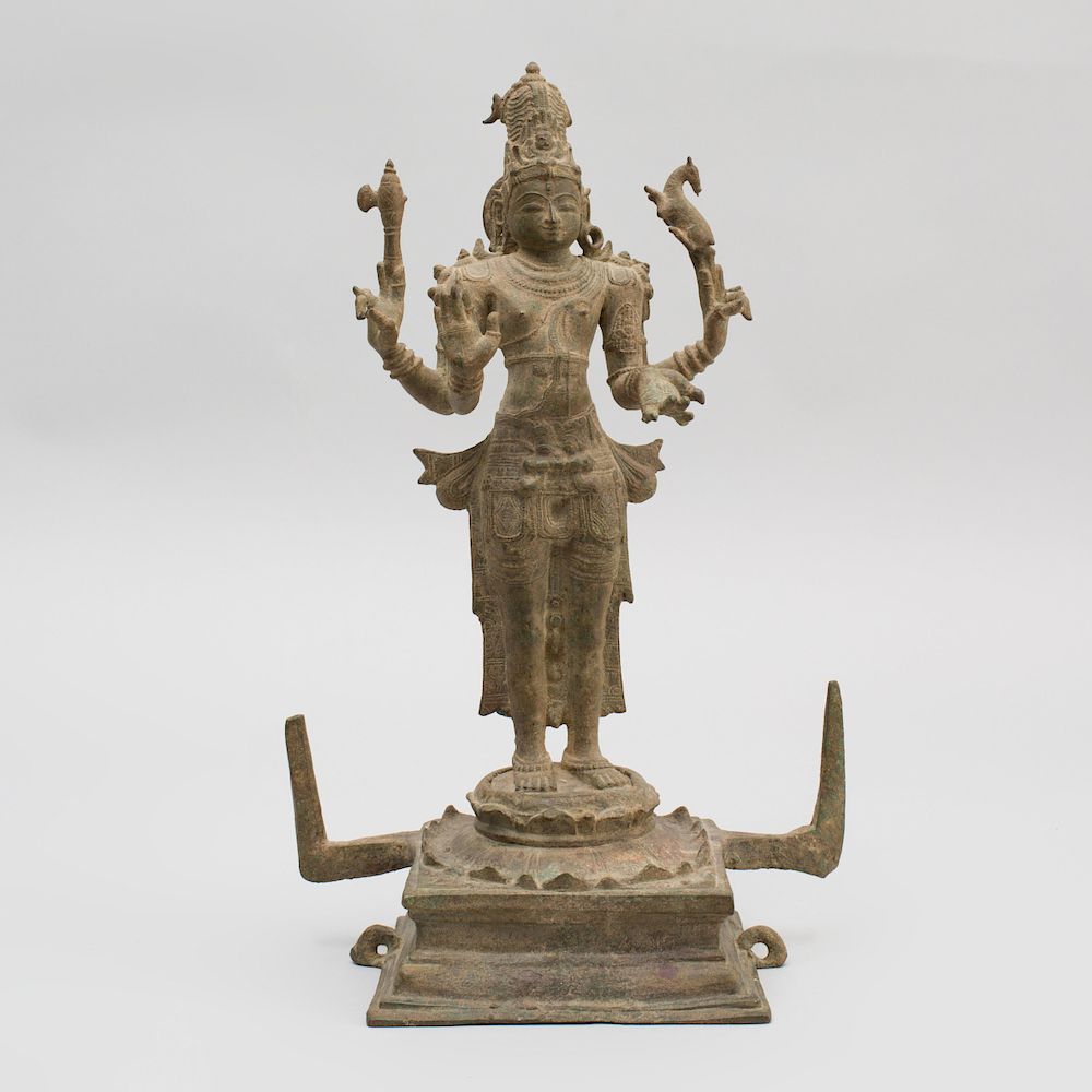 Appraisal: South India Bronze Figure of Shiva Tamil Nadu x x