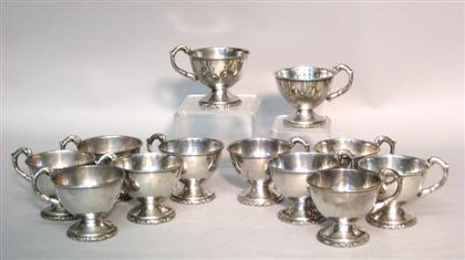 Appraisal: Twelve Mexican sterling silver cups th century