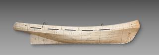 Appraisal: Builder's Model Half Hull second half of the th centuryLaminated