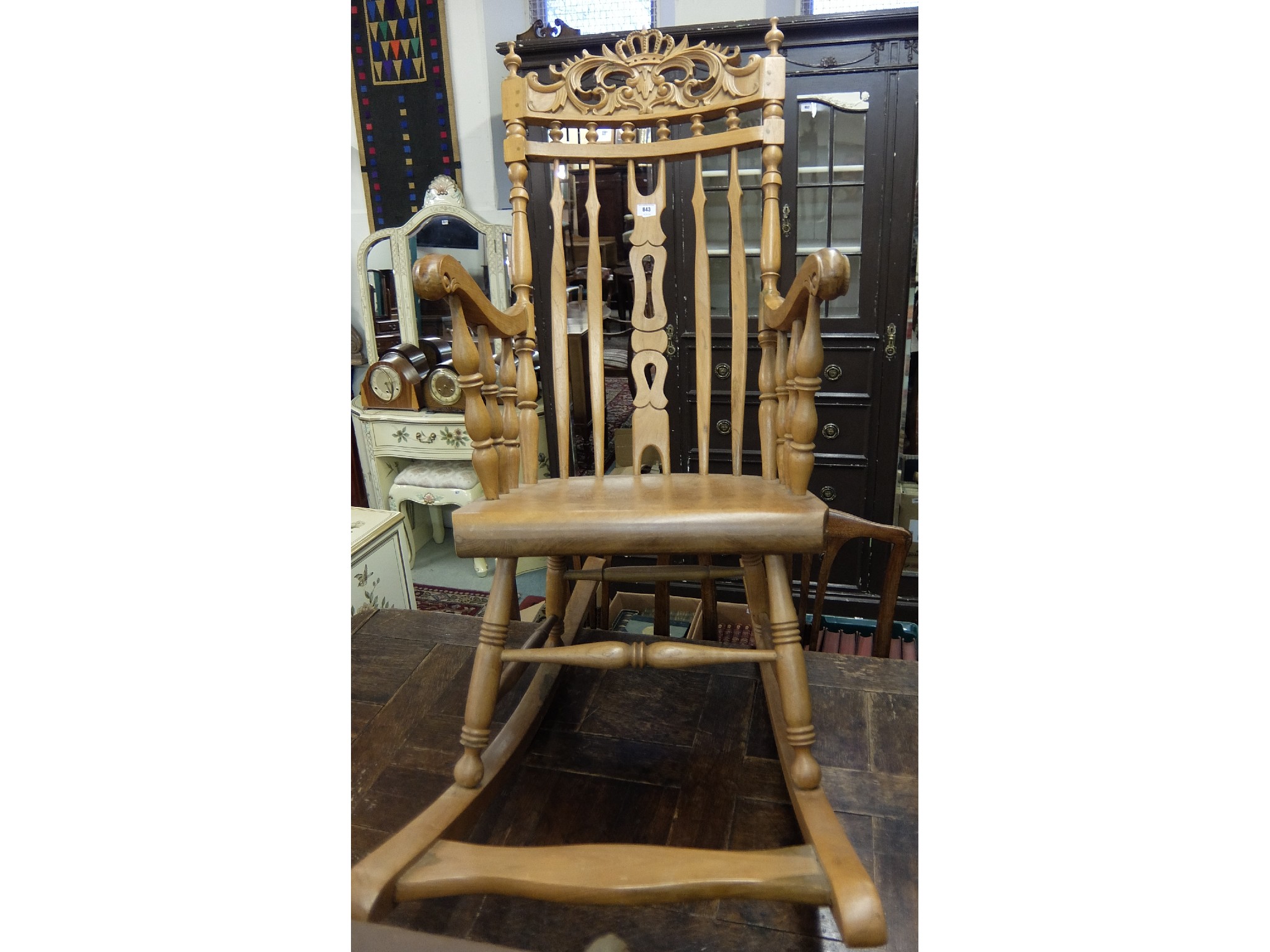 Appraisal: Modern rocking chair