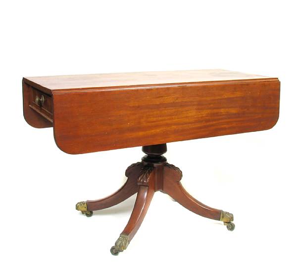 Appraisal: An American Federal drop flap table early th century height