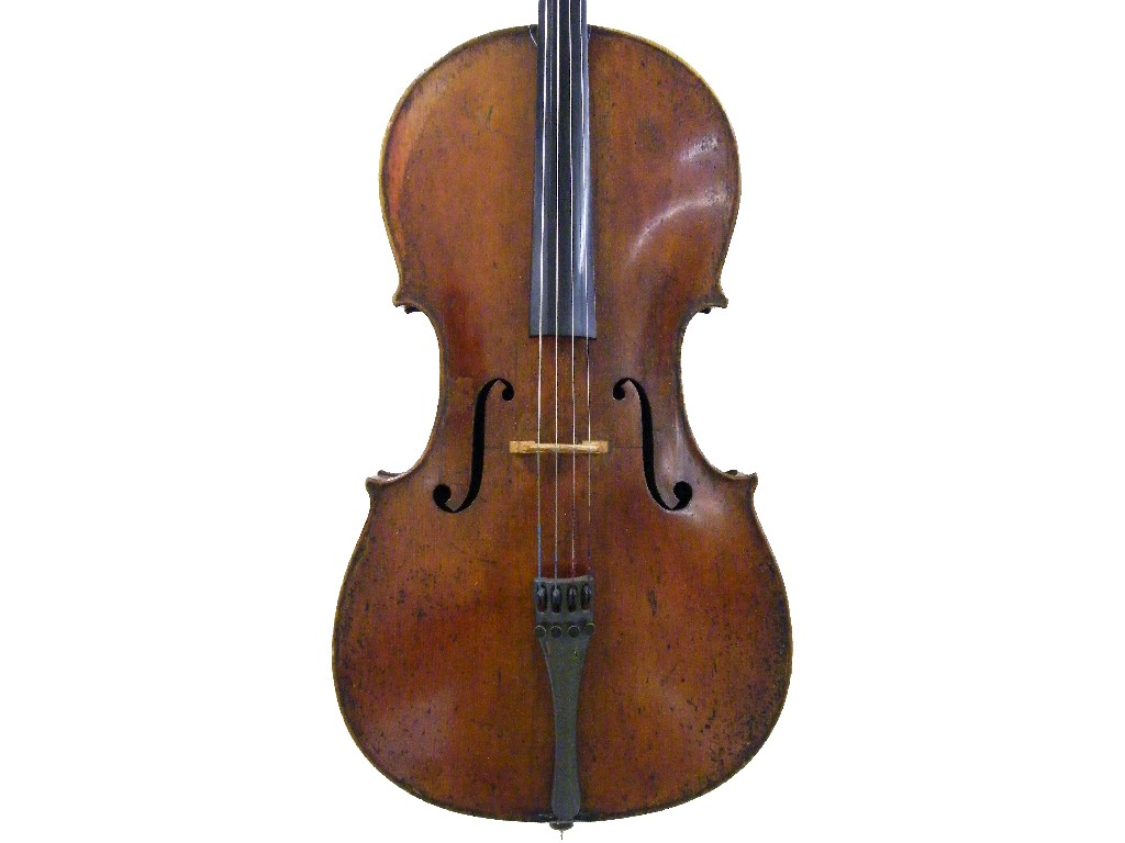 Appraisal: Good mid th century German violoncello labelled Jean Baptiste Vuillaume