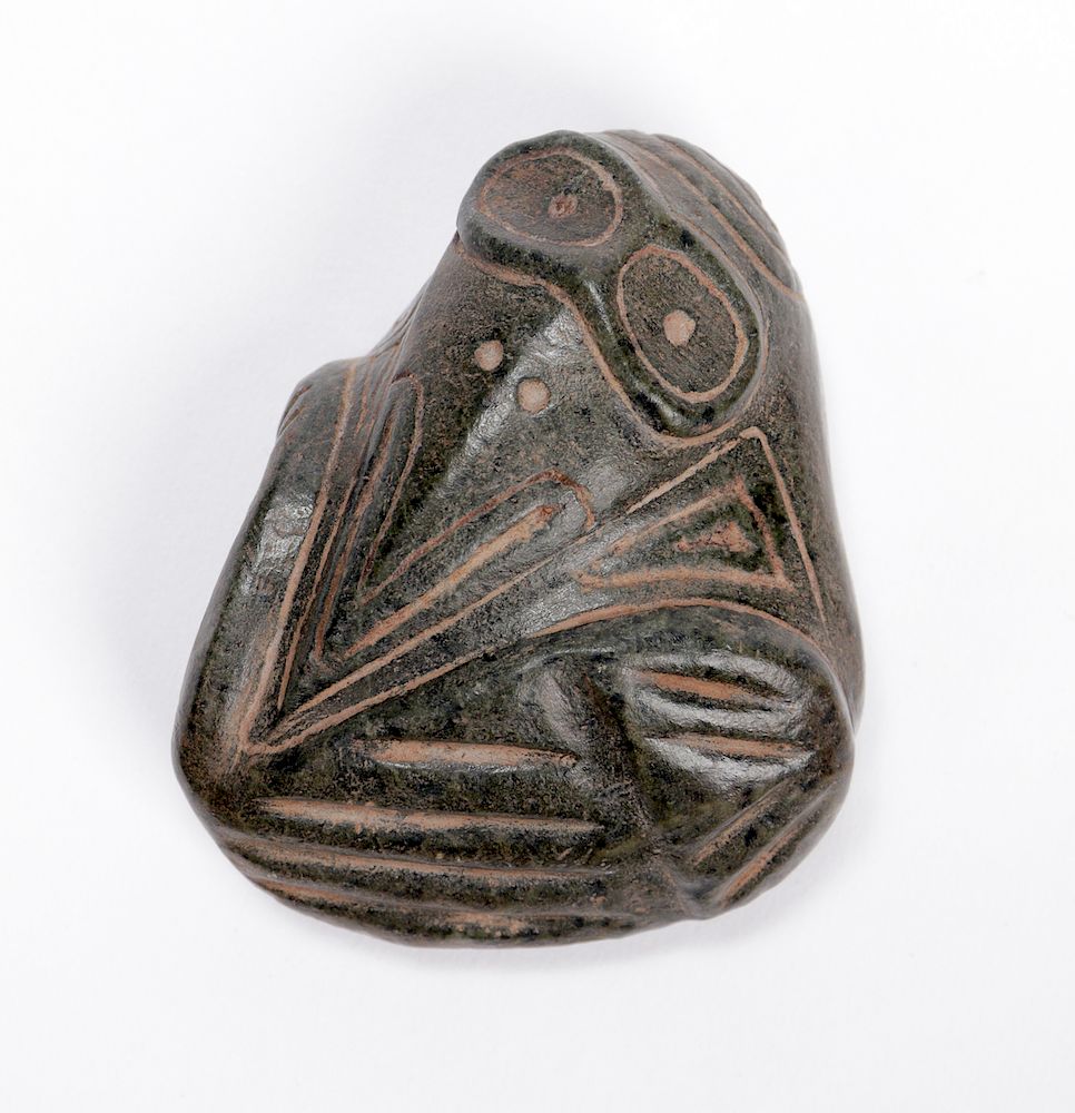 Appraisal: Taino Basalt Abstract Bird - CE Taino Basalt Abstract Bird