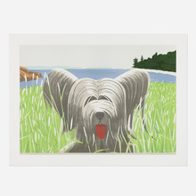 Appraisal: Alex Katz DOG AT DUCK TRAP EXHIBITION POSTER screenprint in