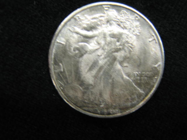 Appraisal: -S Walking Liberty Half Dollar gem uncirculated