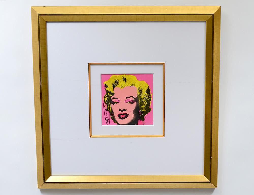 Appraisal: ANDY WARHOL American - Marilyn Signed l l Verso has