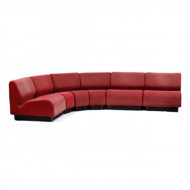 Appraisal: DON CHADWICK AMERICAN B SIX PIECE MODULAR SOFA Herman Miller