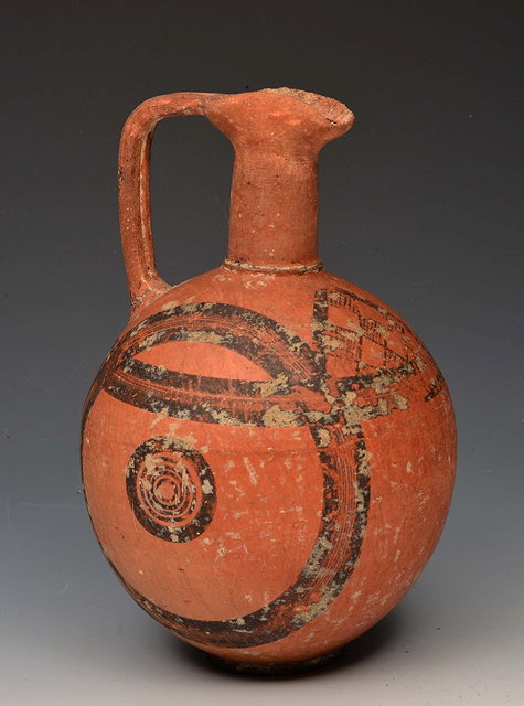 Appraisal: A CYPRIOT RED WARE JUG with trefoil lip said to