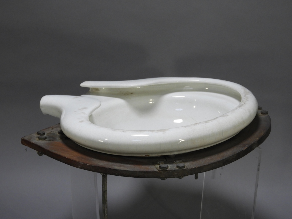 Appraisal: A B SANDS SONS CO NY NAUTICAL PORCELAIN SINK New