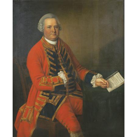 Appraisal: Attributed to Bernard Downes Portrait of General George Morrison Estimate