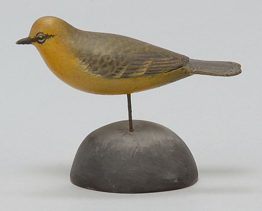 Appraisal: LIFE-SIZE PINE WARBLER By Crowell of East Harwich Massachusetts Circular