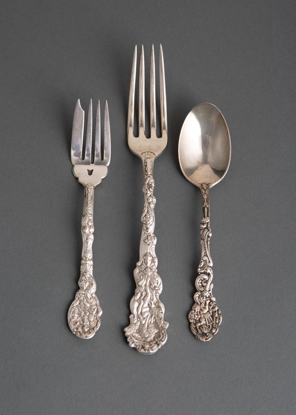 Appraisal: GORHAM STERLING SILVER FLATWAREGroup of Gorham Versailles Pattern Sterling Silver