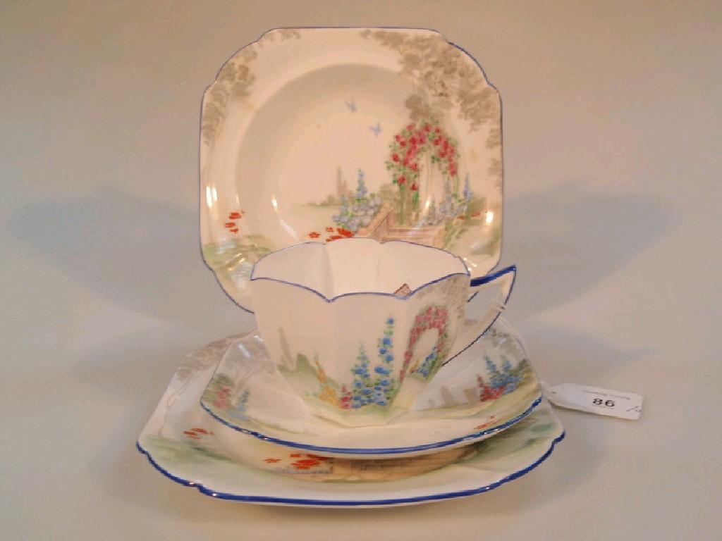 Appraisal: A Shelley bone china Queen Anne shape cup saucer plate