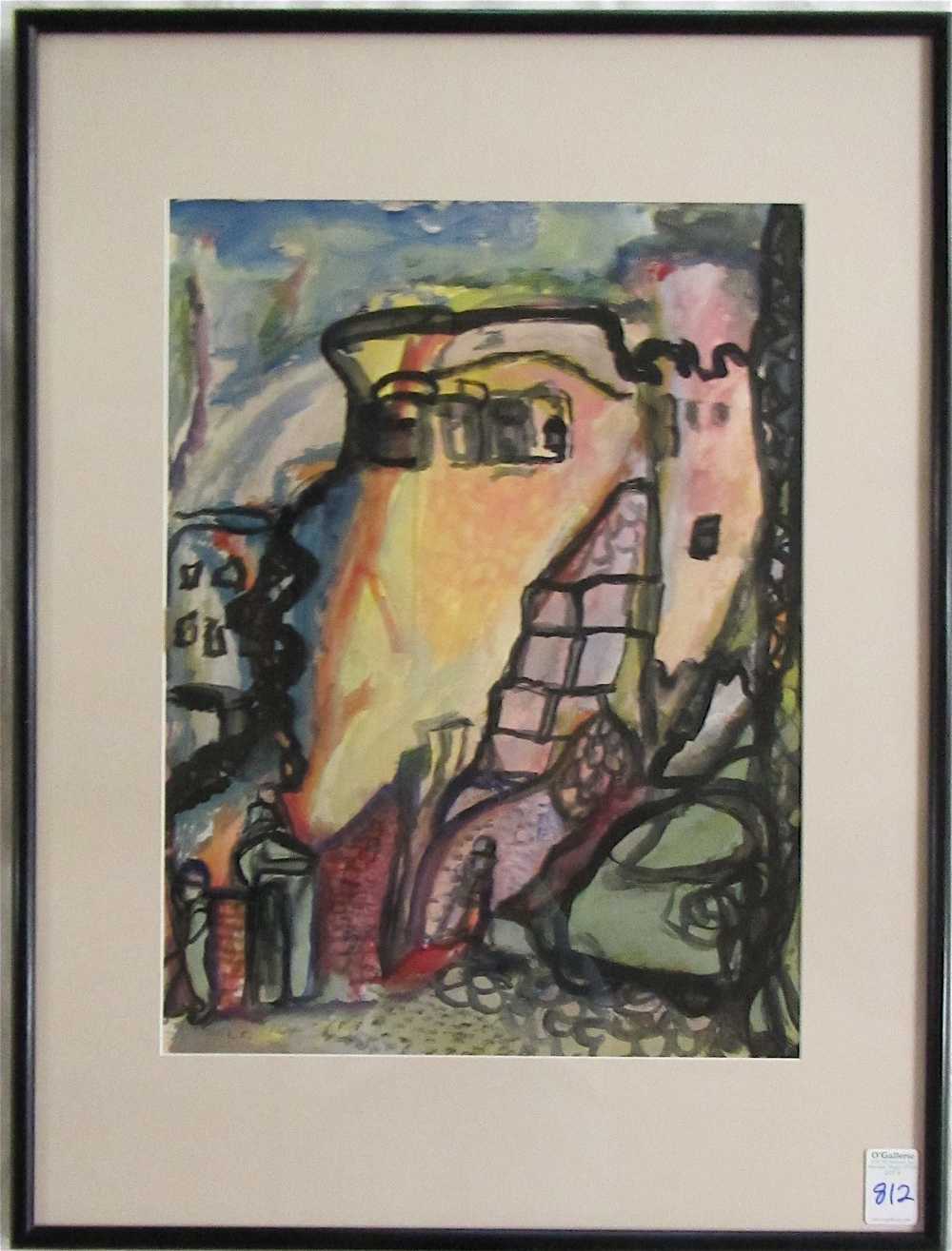 Appraisal: LOUIS LAZARE SCHAFF WATERCOLOR AND GOUACHE ON PAPER Oregon -